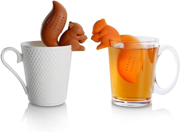 Te-infuser, Spiselig Silikon Te-infuser (Egern Sæt af 2)