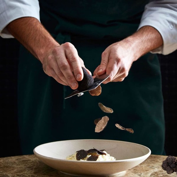 Tryffelskärare i rostfritt stål, justerbar chokladkniv Chocola