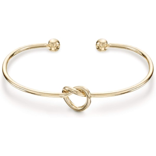 14K guldpläterade Forever Love Knot Infinity-armband för kvinnor |