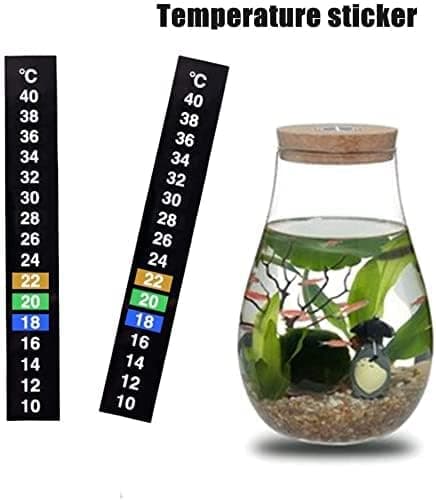 3 stykker termometerstrimler akvarium fisketermometer temperatur