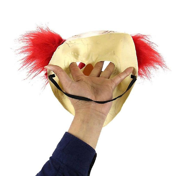 Halloween Festival Party Latex Bald Clown Frightened Mask DXGHC