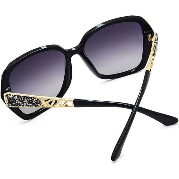 UV-skyddande solglasögon för damer Överdimensionerade polariserade solglasögon DXGHC