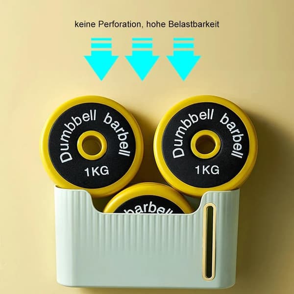 Plassbesparende plastposeholder, søppelposeoppbevaringsboks, veggmontert