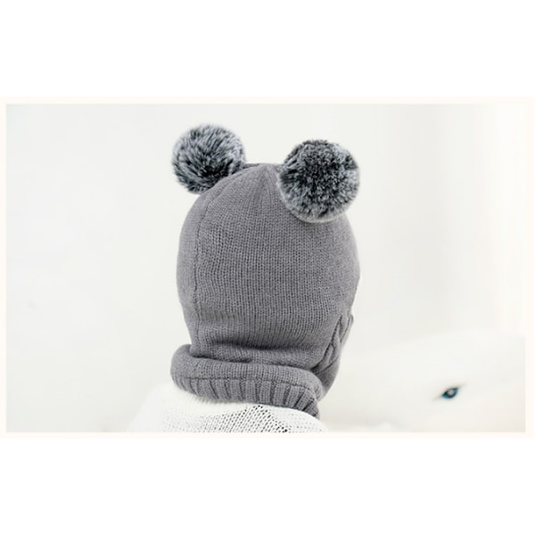 Baby Vinterlue & Halsduk Sett, Unisex Spedbarn Småbarn Barn Lue & Halsduk, B