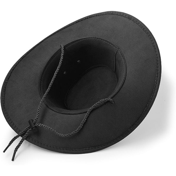 Cowboyhatt, Solhatt i filt konstläder, Resekeps i cap, Western