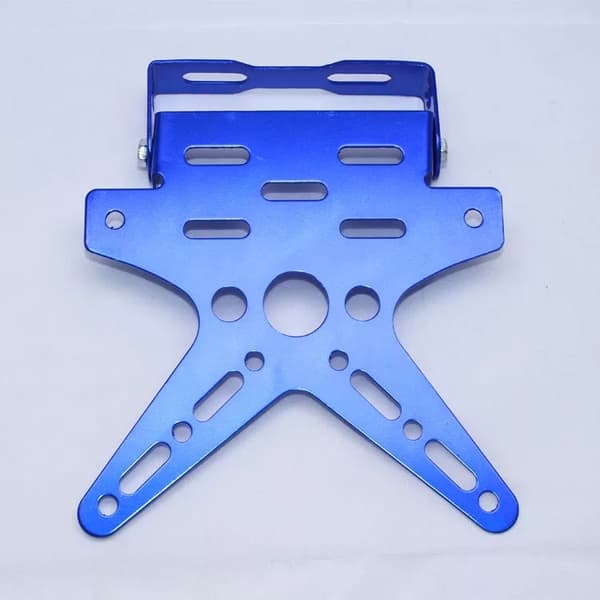 Justerbar Sort Motorcykel Nummerpladeholder Uni