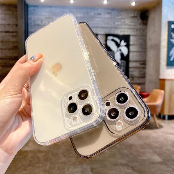 iPhone 13 Pro Mobiltelefon Cover - Transparent Silikon Beskyttelse