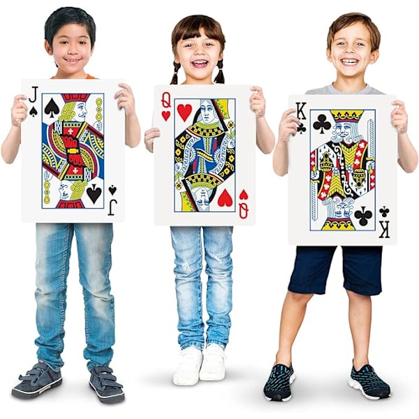 5\"X7\" Jumbo Spelkort Jättelek Poker