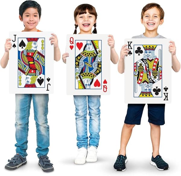 5\"X7\" Jumbo Spillekort Gigant Sæt Poker