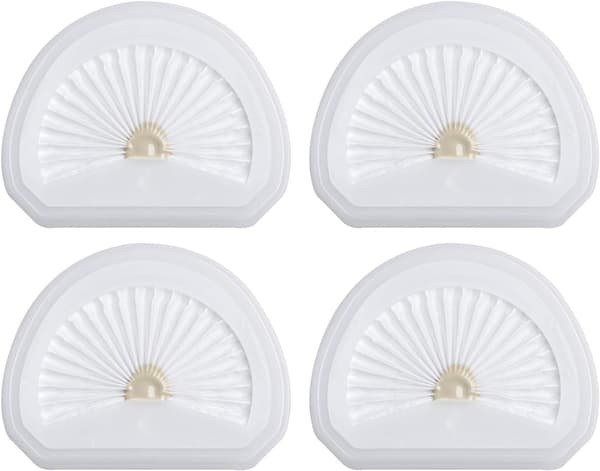 4-pack VLPF10 Ersättningsfilter Kompatibla med Black and Decker