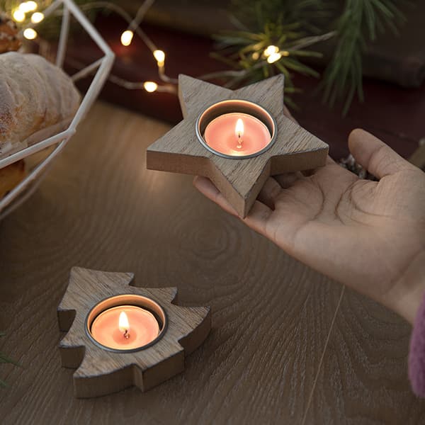 3 Stiler Julelysstaker Stjerne Snøflak Juletre De