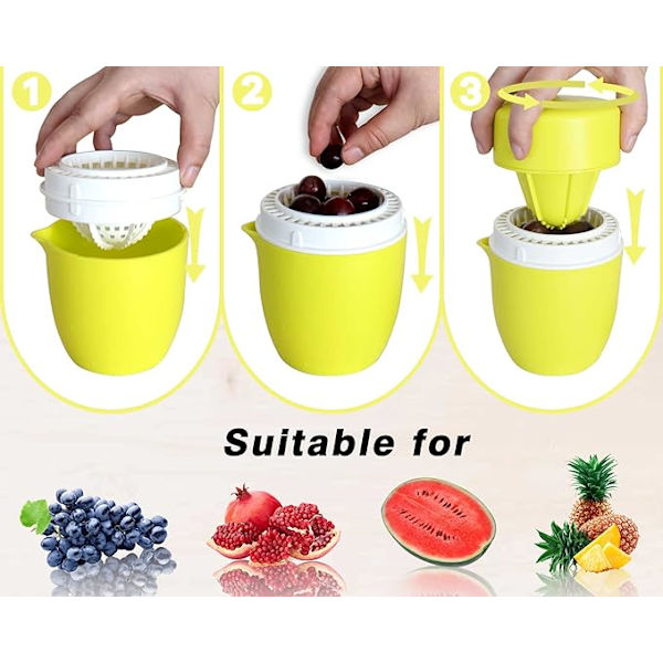 Manuel Citruspresser med Unikt Citronformet Design To-Mode DXGHC