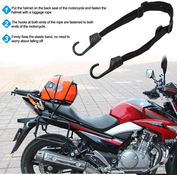 Bungee-snöre med krok, bagagelås, bungee-snöre, nylon-bungee, st