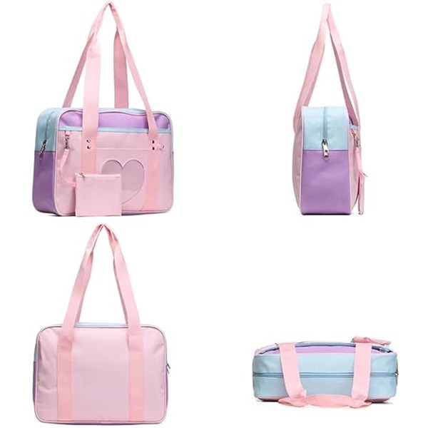 Kawaii Ita Bag Japansk Skolväska Söt Tote Bag Stor Axelväska A