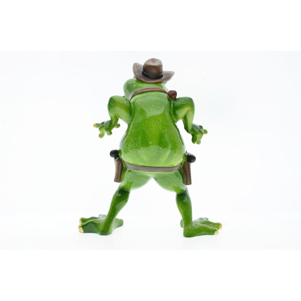 Kreativ Have Hjem Dekoration Dyr Cowboy Frø Resin Dekoration