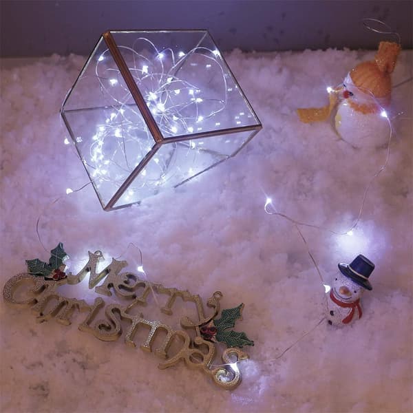 Batteridrivna 6.6Ft/2M 20 LED-ljusslingor Blinkande Jul