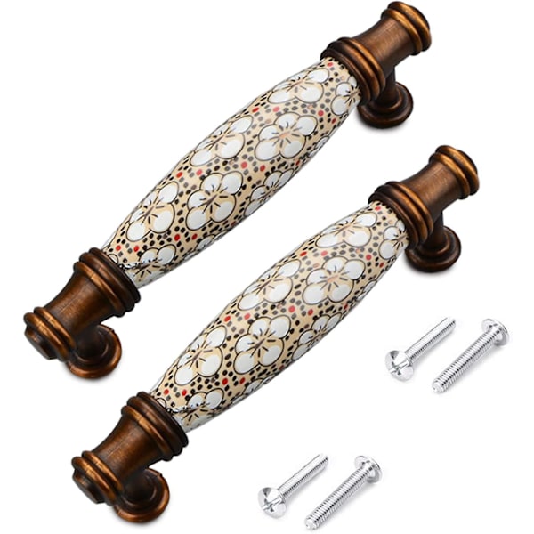 2 stk. husholdningshave osmanthus kaffeknap amerikansk keramik