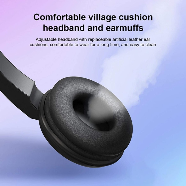 Computer Headset med Mikrofon 9D Stereo Headset USB Headset Co