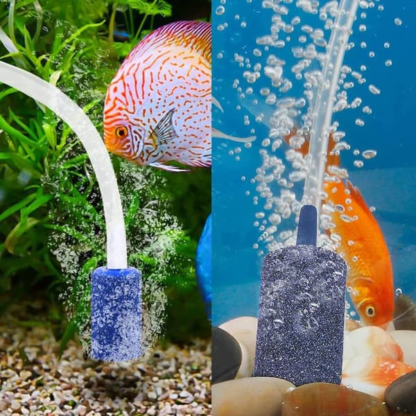 Akvarium Luftsten, Akvarium Boble Sten, Akvarium Sylinder Bubb