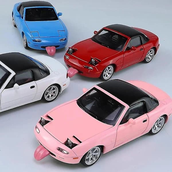 1:32 Mazda Mx5 Mx-5 Superbil Legering Støbt Legetøjsbilmodel Lyd Og Lys Træk Tilbage Børnelegetøj Samlerobjekt Fødsel