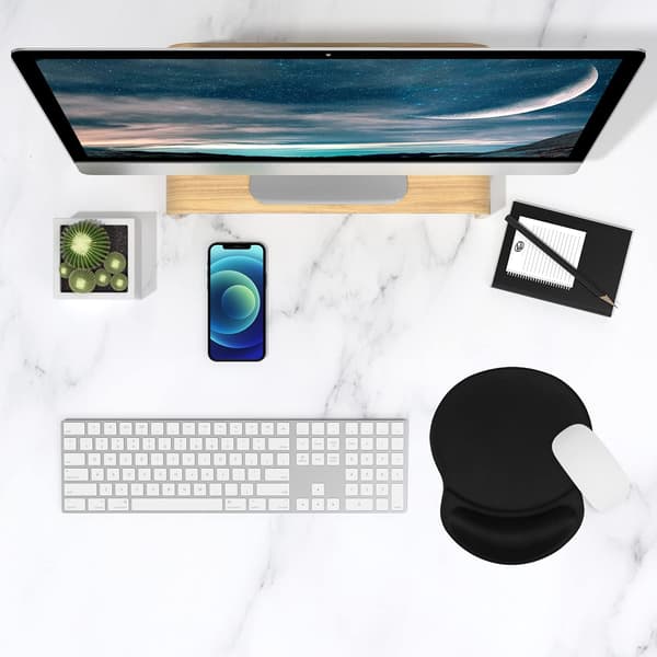 Musemåtte, Ergonomisk Musemåtte med Gel Wrist Rest Støtte, Gaming
