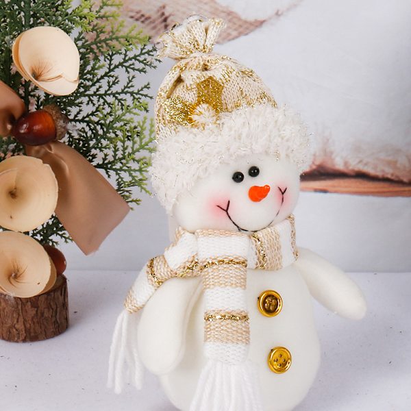 2 st julpynt Tomte snögubbe jultomte docka jul