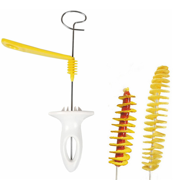Spiralpotatis Skärare Potatis Slicer Spett Handvev Potat