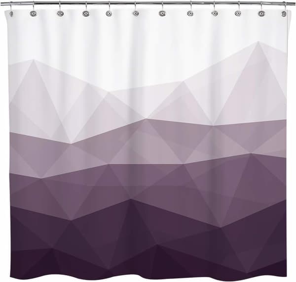 Designerduschdraperi, Populär Duschdraperi, Ombre Lila Tyg