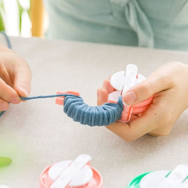 Pom Pom Maker, Bobble Maker, Fluff Ball Weaver, Pompom Machine, B