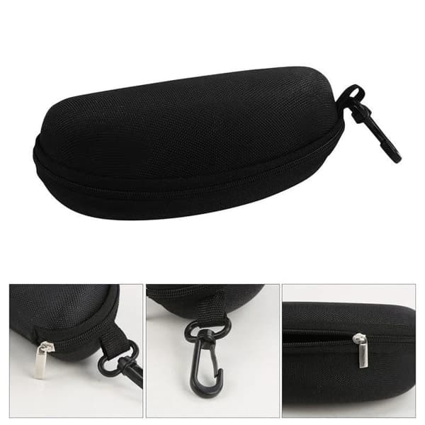 2-pack Dragkedja Glasögon Solglasögon Hårt case Förvaringsboxhållare A