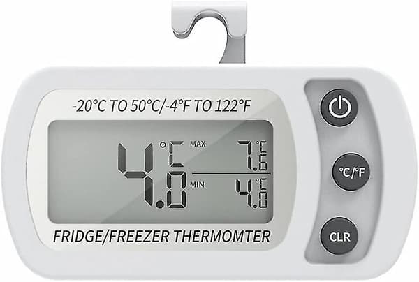 Dww-digital Kylskåpstermometer, Vattentät Frysetermometer DXGHC