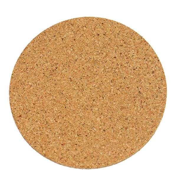 Varmeunderlag - sæt af 3 træunderlag - diameter 10 cm