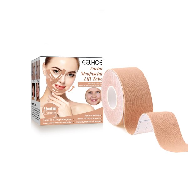 Kinesiologinen teippi kasvoille V Line Neck Eyes Lifting wrinkle Poista