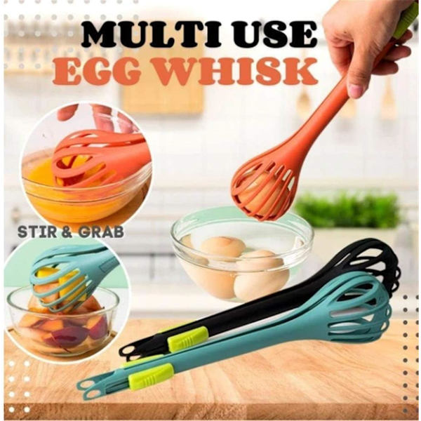 Multibruks Eggpisk, Multifunksjonelle Eggtanger Manuell Blender, 3