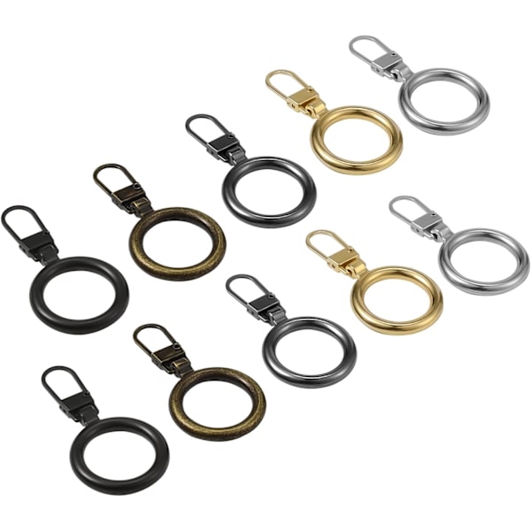 10 stk. Lynlåsskydere Zink Legering Aftagelige Metal Lynlåsskydere R DXGHC