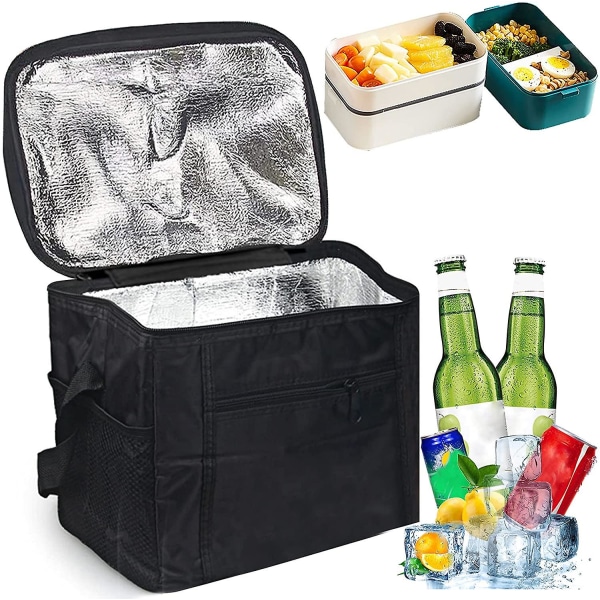 Vikbar kylväska, picknickväska, kylväska, matväska, Ice Bag-S