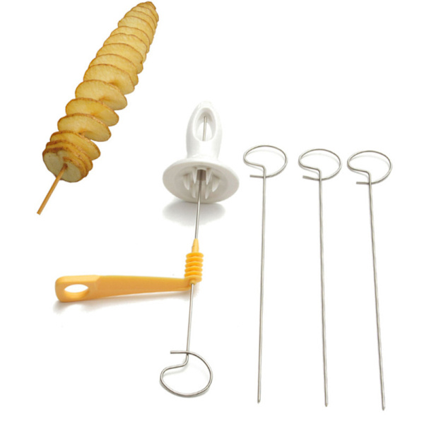 Spiralpotatis Skärare Potatis Slicer Spett Handvev Potat