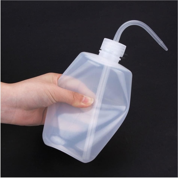 Tatuointipesupullo - 2 kpl 500 ml Economy Plastic Squeeze Bottle S