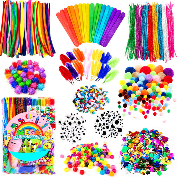 1200pcs DIY children's toy set children's puzzle handmade mate