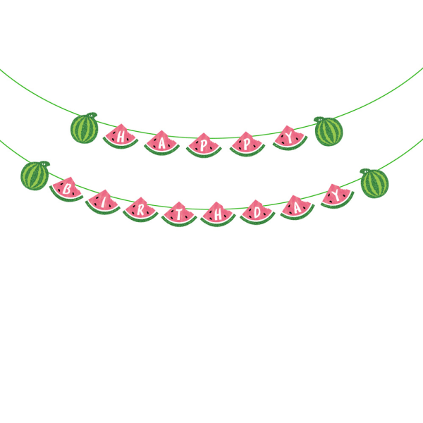 Vandmelon Fødselsdagsfest Dekorationssæt - One in a Melon Pa DXGHC