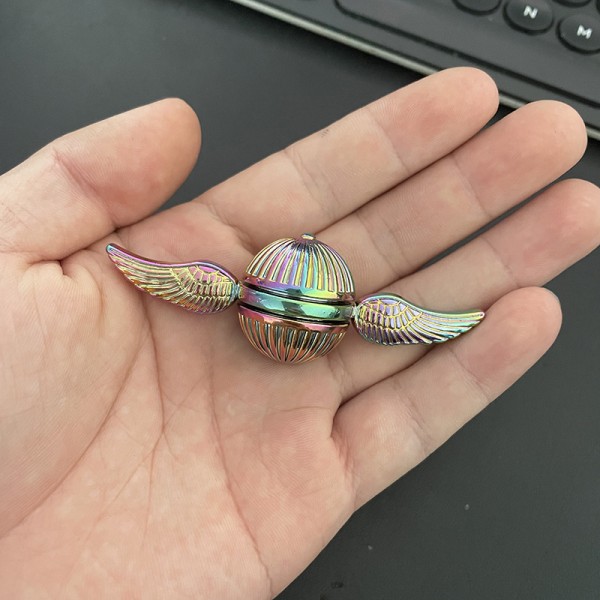 (Regnbue) Fidget Hand Spinner for Barn og Voksne, Sensorisk Magisk Kule