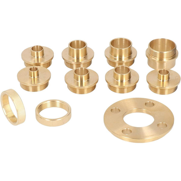 Router Guide Kit, 11 dele/sæt Messing Model Router Guide Kit med Lås