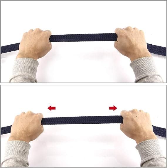2-pack vävda bälten för kvinnor, canvas stretch elastiskt midjeband