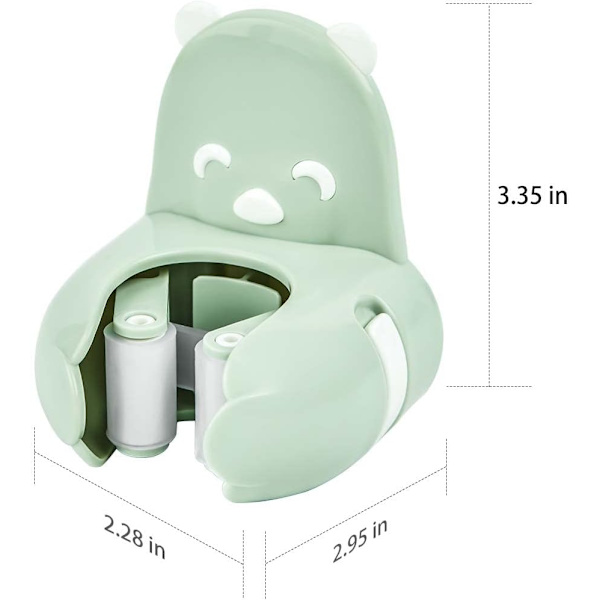 4-pack Blå Mopp- och Kvastställ, Självhäftande, Borrfri