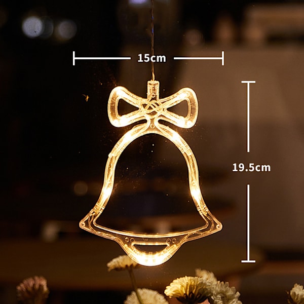 7 nya LED-julkulor med julmotiv - tomte, snögubbe, fönster
