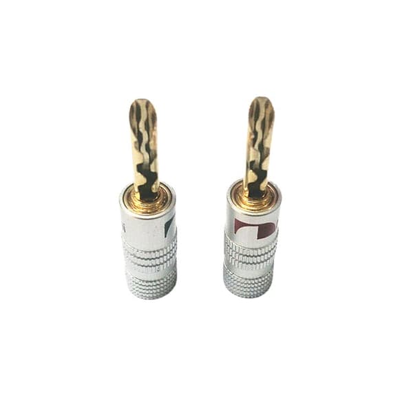 Tenner Zigzag Bananeplugg Medium Ren Kobber Gullbelagt Aluminium