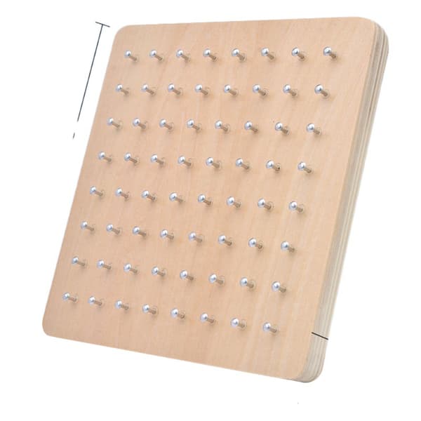 Træ Geobret Matematisk Manipulativt Materiale Array Blok Ge