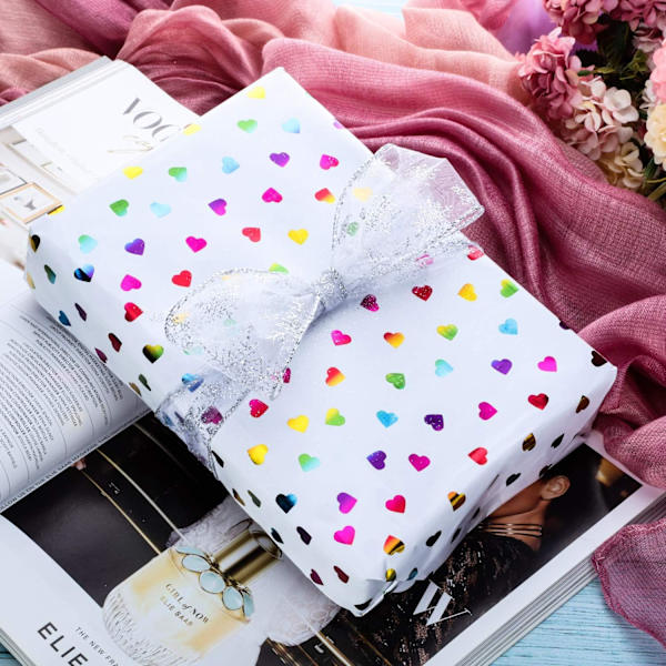 2 Pakkaa 6,3 cm 11 Jaardin Organza Nauhaa Lumihiutale Langallinen Läpinäkyvä Glitter