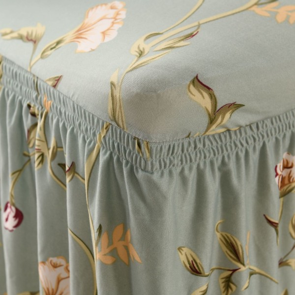 2 stk Trykte Skjørt Lace Stolkledning Elastisk All Inclusive Univers
