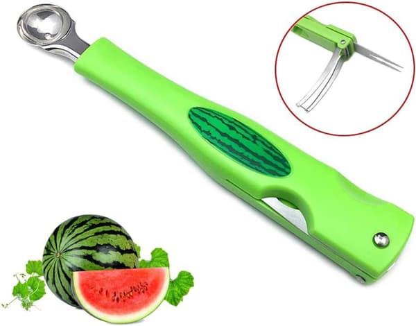 3 i 1 Vandmelonsskærer, Vandmelonfrugtkutter, Multifunktionel